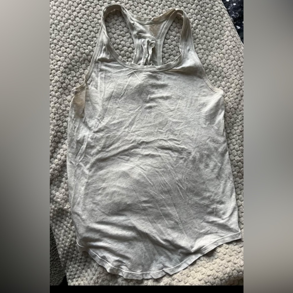 LULULEMON GRAY TANK TOP SIZE 4